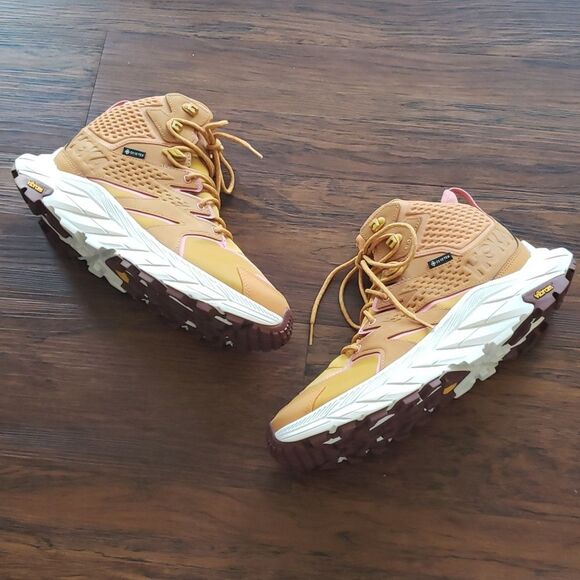 Hoka Womens Anacapan Waterproof Gortex Athletic Vibram Hiking Sneakers Size 9.5 - Picture 3 of 7